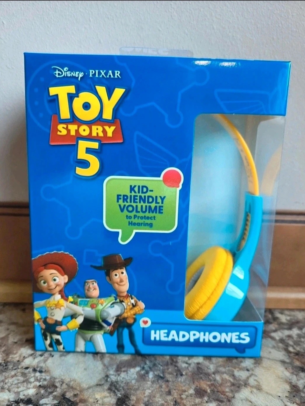 Disney Toy Story 5 Kids On-Ear Headphones - Blue and Yellow